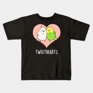 Tweethearts Cute Sweetheart Bird Pun Kids T-Shirt